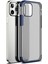 Apple iPhone 12 Pro Max Kılıf Extra Korumalı Arkası Şeffaf Slikon Kapak 1