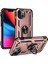 Apple iPhone 13 Mini Kılıf Yüzüklü Stand Olabilen Magnetic Tpu Tank Kapak 1