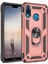 Huawei P20 Lite Kılıf Yüzüklü Stand Olabilen Magnetic Tpu Tank Kapak 1