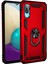 Samsung Galaxy A02 Kılıf Yüzüklü Stand Olabilen Magnetic Tpu Tank Kapak 1