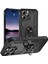 Apple iPhone 16 Pro Max Kılıf Yüzüklü Stand Olabilen Magnetic Tpu Tank Kapak 1