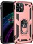 Apple iPhone 12 Mini Kılıf Yüzüklü Stand Olabilen Magnetic Tpu Tank Kapak 1