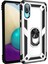 Samsung Galaxy A02 Kılıf Yüzüklü Stand Olabilen Magnetic Tpu Tank Kapak 1