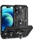 Apple iPhone 14 Pro Max Kılıf Yüzüklü Stand Olabilen Magnetic Tpu Tank Kapak 1