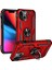 Apple iPhone 13 Mini Kılıf Yüzüklü Stand Olabilen Magnetic Tpu Tank Kapak 1