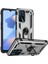 Oppo A16 Kılıf Yüzüklü Stand Olabilen Magnetic Tpu Tank Kapak 1