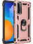 Huawei P Smart 2021 Kılıf Yüzüklü Stand Olabilen Magnetic Tpu Tank Kapak 1