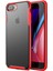 Apple iPhone 8 Plus Kılıf Extra Korumalı Arkası Şeffaf Slikon Kapak 1