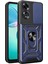 Oppo A60 Kılıf Magnetik Standlı Sürgülü Kamera Korumalı Tank Kapak 1