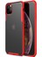 Apple iPhone 11 Pro Max Kılıf Extra Korumalı Arkası Şeffaf Slikon Kapak 1
