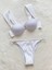 Beyaz Kalın Askı Detaylı Bikini Takımı 3