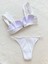 Beyaz Kalın Askı Detaylı Bikini Takımı 5