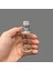 12 Adet Şeffaf Cam Shot Şişesi Sızdırmaz Gümüş Metal Kapaklı Hediyelik Koku Süs Çok Amaçlı Şişe 50ML 3