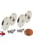 10 Adet Mıknatıs, 25X10/5,5X5MM Vida Atılabilir Havşa Delikli Güçlü Neodyum Mıknatıs(10'lu Paket) 2