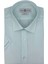 Turkuvaz Kareli Slim Fit Kısa Kollu Gömlek 1