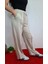 Keten Karımşımlı Bol Paça Beli Lastikli Pantolon 3