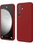 Samsung Galaxy S24 Fe Kılıf First Silikon - Kırmızı Nrmsa 1