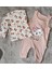 3-9 Ay Meow Baskılı Bahçıvan Kız Bebek Tulum 1