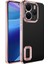 Xiaomi Redmi Note 14 4g Kılıf Logo Gösteren Parlak Kenarlı Kamera Lens Korumalı Şeffaf Omega Silikon Kapak 1