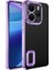 Xiaomi Redmi Note 14 4g Kılıf Logo Gösteren Parlak Kenarlı Kamera Lens Korumalı Şeffaf Omega Silikon Kapak 1