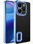 Xiaomi Redmi Note 14 4g Kılıf Logo Gösteren Parlak Kenarlı Kamera Lens Korumalı Şeffaf Omega Silikon Kapak 1