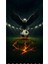 Çocuk ve Bebek Odası Siyah Beyaz Taraftar Futbol Serisi Fon Perde Tek Kanat (Curtaın) 2