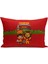 Çocuk Bebek Sarı Kırmızı Taraftar Futbol Serisi Kırlent Kılıfı (Cushion Cover) 2
