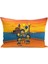 Çocuk Bebek Sarı Lacivert Taraftar Futbol Serisi Kırlent Kılıfı (Cushion Cover) 2