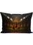 Çocuk Bebek Sarı Kırmızı Taraftar Futbol Serisi Kırlent Kılıfı (Cushion Cover) 2