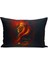 Çocuk Bebek Sarı Kırmızı Taraftar Futbol Serisi Kırlent Kılıfı (Cushion Cover) 2
