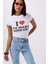 Nakış Detay Baskılı Crop T-Shirt 1