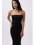 Straplez Dantel Maxi Elbise 1