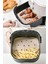 100 Adet Airfryer Pişirme Kağıdı Tek Kullanımlık Hava Fritöz Yapışmaz Yağlı Kağıt Delikli Model 2