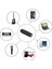 5 Adet - 3.5mm Stereo Dişi / Dişi Aux Kulaklık Mikrofon Ses Uzatma Adaptörü - Altın Uçlu 5