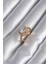 Pirinç Gold Renk Zirkon Taşlı Kalp Charm Model Kadın Yüzük - Lisinya 1