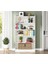 Bookishnook Mdf White Kitaplık 3