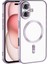 Apple iPhone 16 Plus Kılıf Kamera Korumalı Magsafe Parlak Luxury Kılıf 1