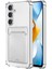 Samsung Galaxy A56 Kılıf Cardy Şeffaf Kartlık Cepli Kapak 1