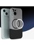 Apple iPhone 14 Pro Max Kılıf Magsafe Şarj Kartlıklı Mıknatıslı Duble 1.7mm Kapak Kart Bölmeli Lacivert Siyah Gri Renkleriyle 4