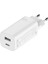 Mi 65 W Fast Charger Usb-C + Usb-A Şarj Cihazı, Akıllı Telefon, Tablet, Dizüstü Bilgisayar Vb. Için. (65 Watt, Gan Teknolojisi, Evrensel Uyumluluk, Çoklu Korumalı Güvenlik Sistemi, Kompakt 1