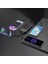 10000MAH 22.5W LED Ekranlı Lightning ve Type-C Kablolu Powerbank Taşınabilir Hızlı Şarj Cihazı Siyah 2