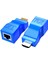 Lua HDMI Uzatıcı, Dds-Dudes HDMI - RJ45 Ethernet Ağ Kabloları Uzatma Dönüştürücü Tekrarlayıcı, CAT5E Cat6 1080P Üstü 30 M Uzatıcı Hdtv Stb DVD Ps4 Için Uygundur 1