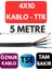 Öznur 4X10 Ttr Kablo Metre Seçenekli (Siyah) 1