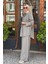 Pantolonlu Takım S-5905 Gri 2