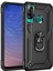 Huawei P40 Lite E Kılıf Sofya Yüzüklü Silikon Kapak - Siyah Nrmsa 1