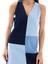 Asfstore 7385 Kot Elbise-Mavi 2