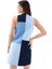 Asfstore 7385 Kot Elbise-Mavi 4