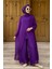 Pantolonlu Takım 25S3007 Mor 1