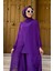 Pantolonlu Takım 25S3007 Mor 3