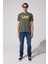 L65QAI Big Logo Lee Erkek T-Shirt L65QAI801 Khaki 1